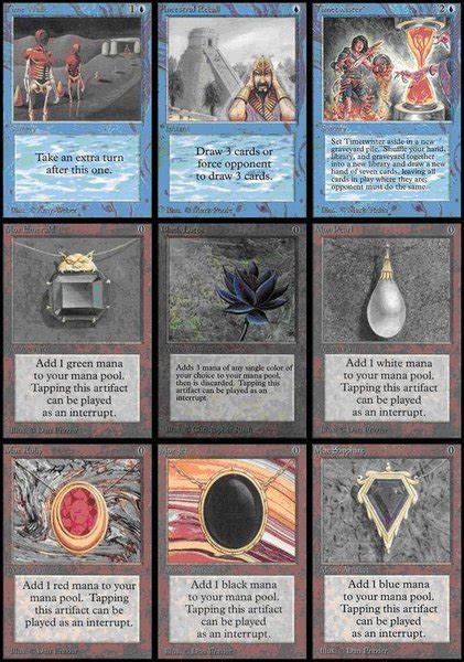 Comparing The Power Nine to Modern Magic: The Gathering Cards